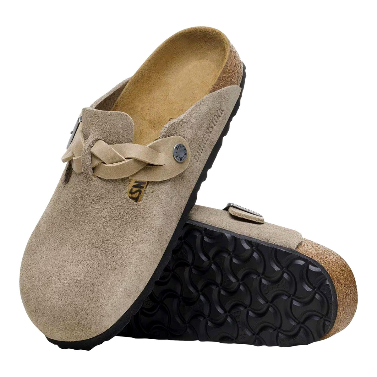 Birkenstock Boston Braided Taupe 1026694 Women's