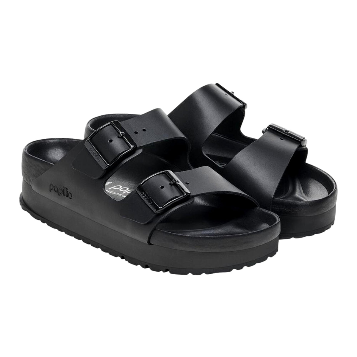 Birkenstock Arizona Pap Flex Platform Black 1026918 Women's