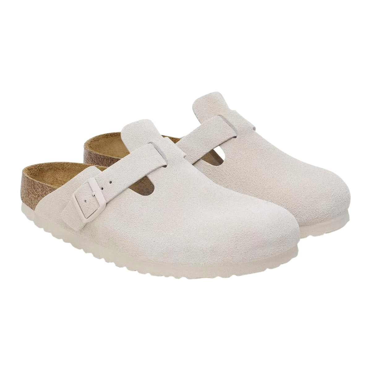 Birkenstock Boston BS Antique White 1027693 Women's