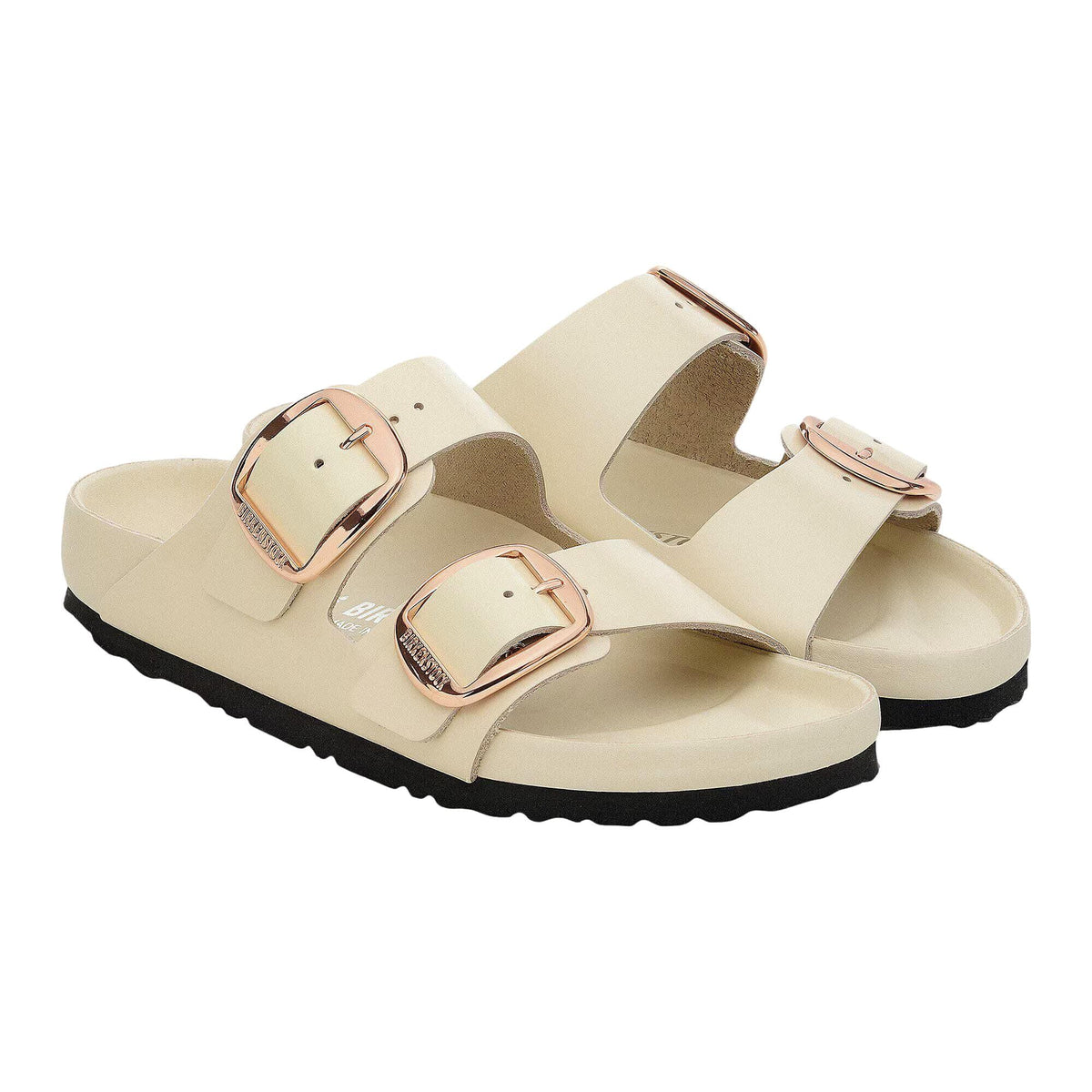 Birkenstock Arizona Big Buckle High-Shine Ecru 1027850 Women's