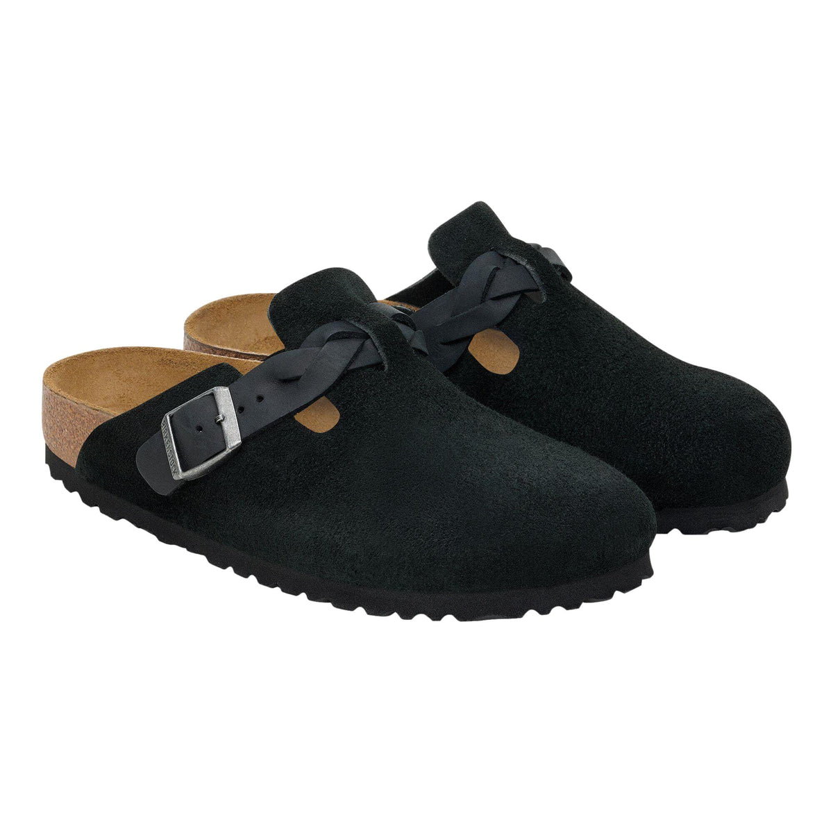 Birkenstock Boston Braided Black 1030497 Women's