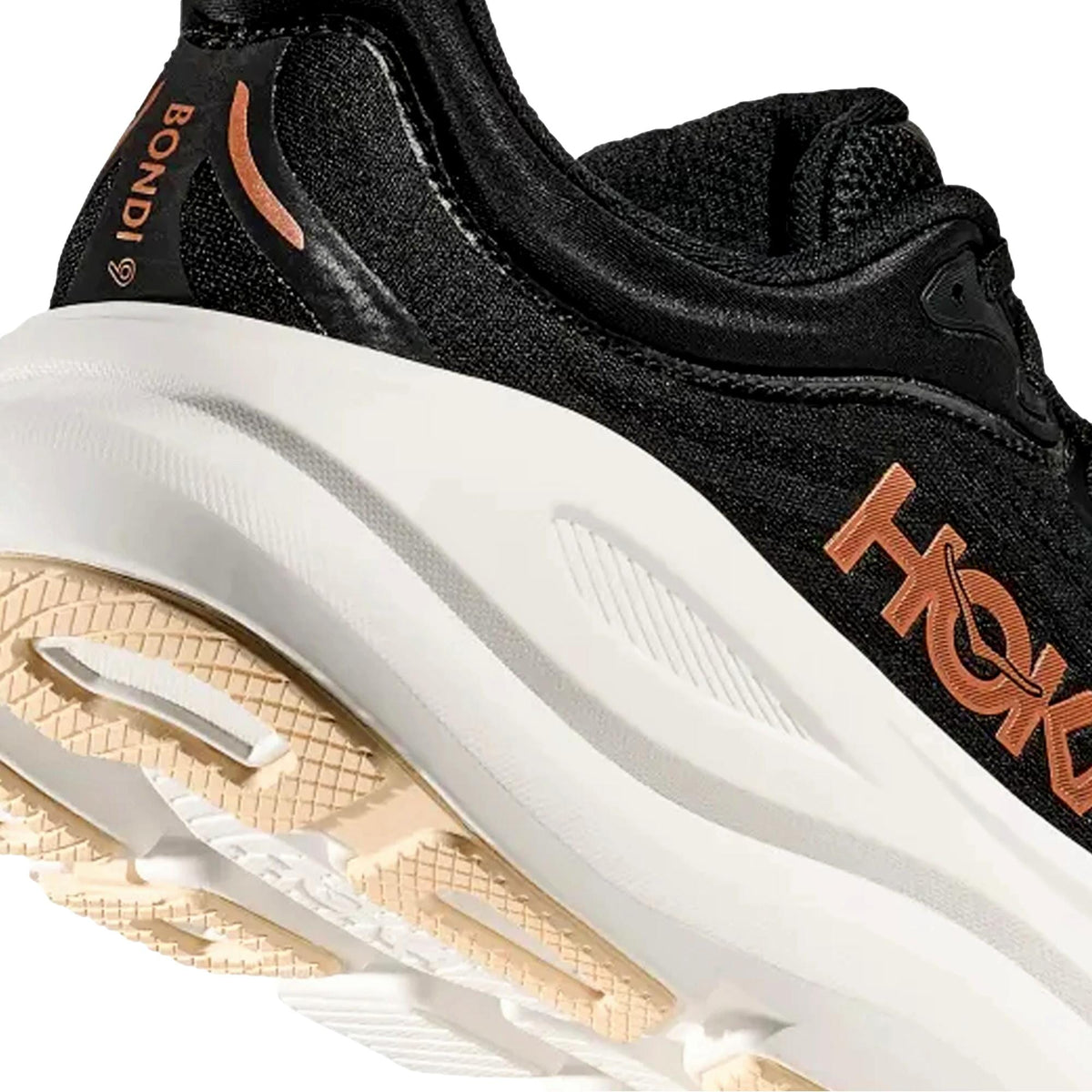 Hoka Bondi 9 Black / Rose Gold 1162012-BRGL Women's
