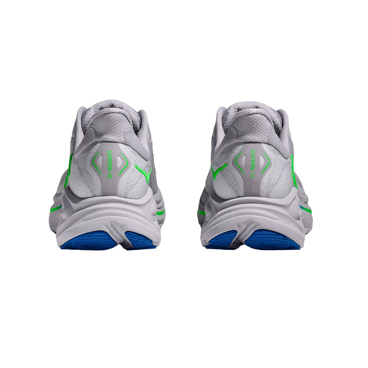 Hoka Clifton 10 Ash Grey / Neon Green 1162030-AYNN Men's