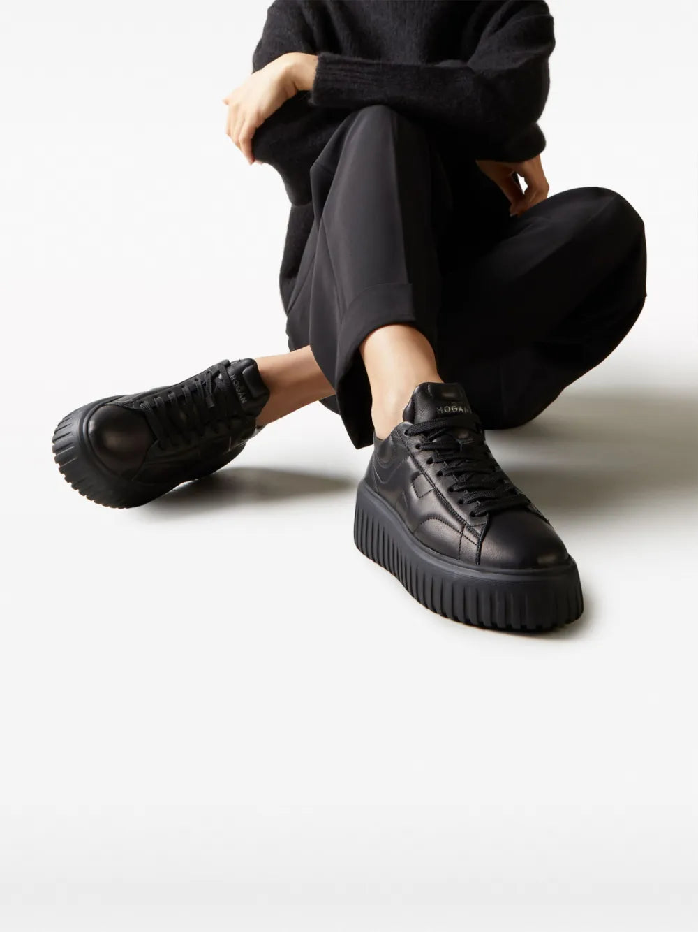 Hogan H-Stripes Low-Top Platform