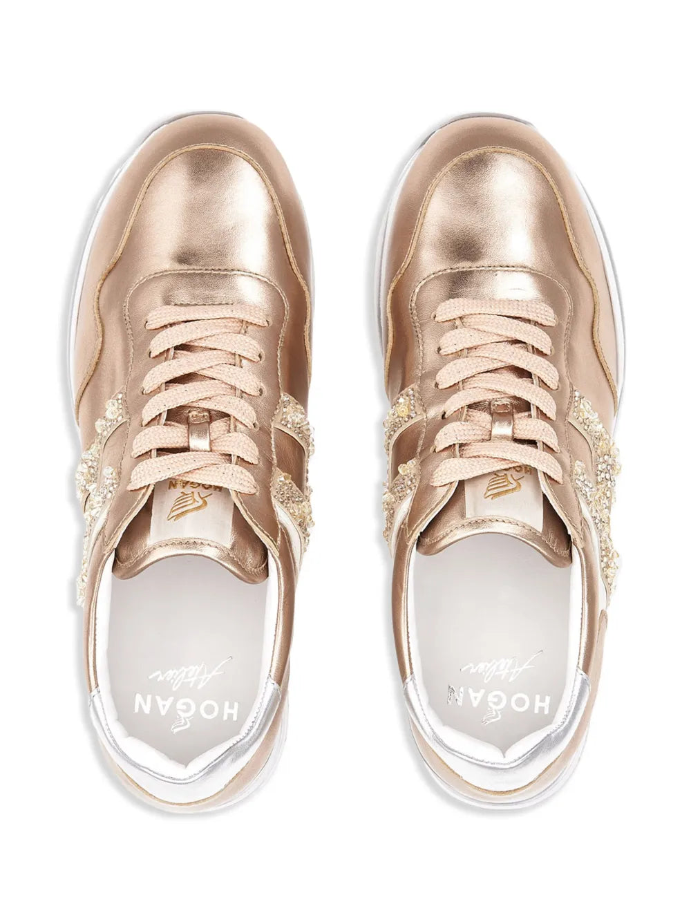 Hogan Midi Metallic Platform