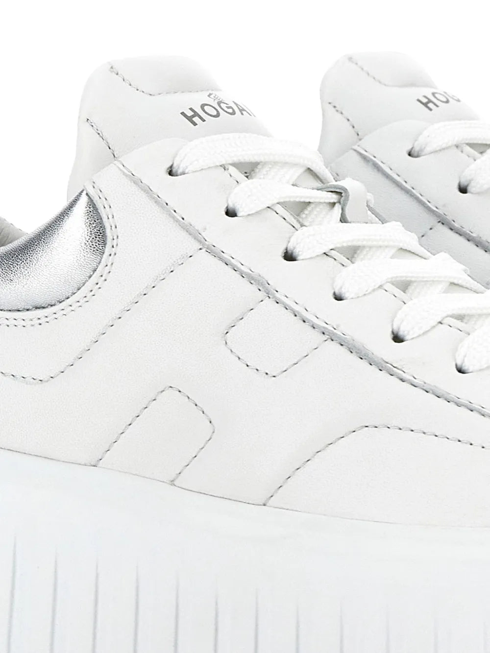 Hogan H-Stripes Lace-Up Leather