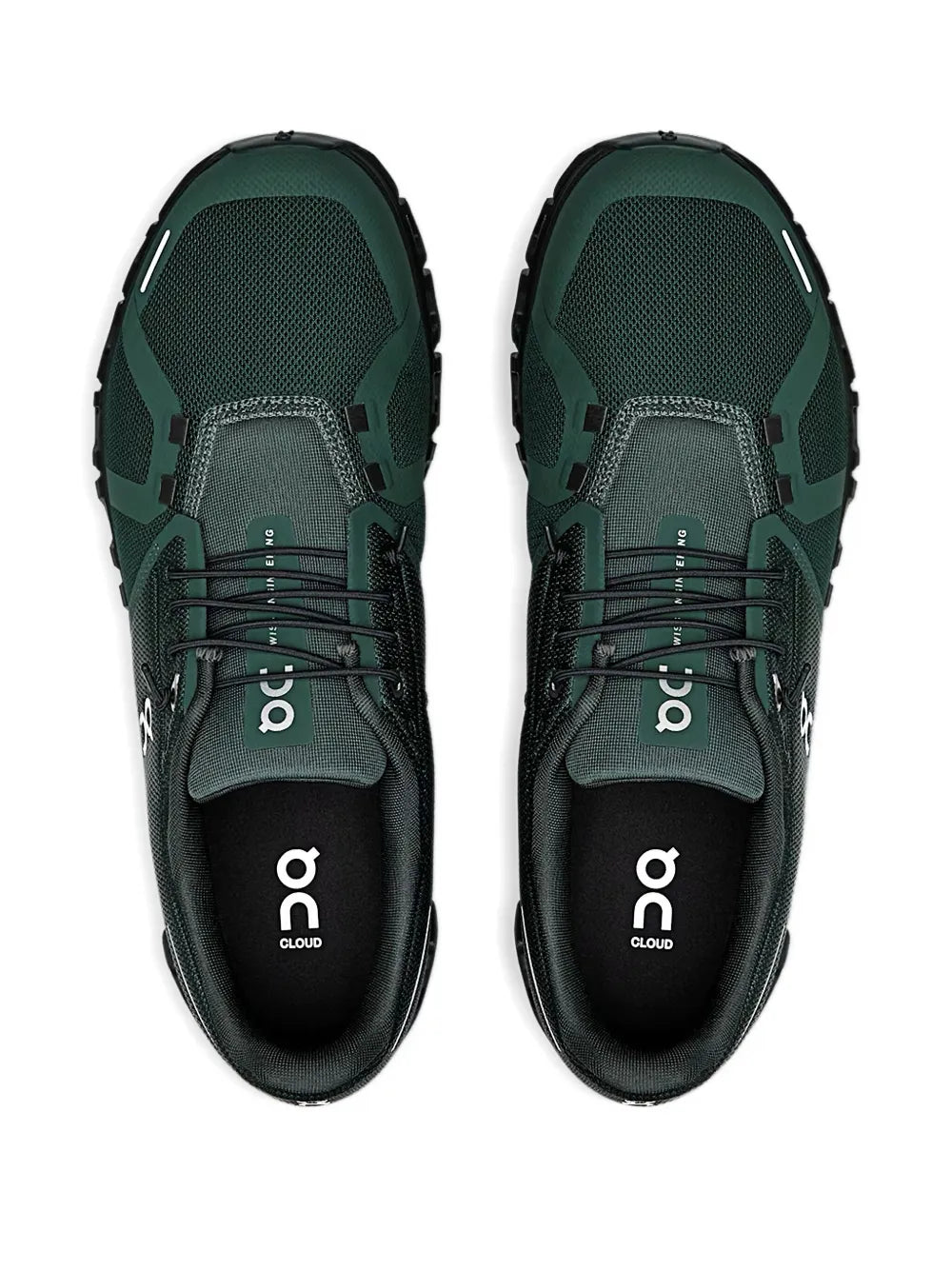 On Running Cloud 6 Dark Green Sneakers