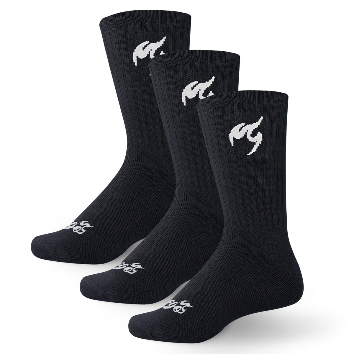 Cushioned Crew Socks | Beige (3-pair)