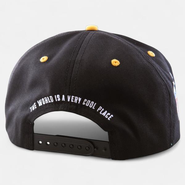 Baker Skateboards Cool Place Snapback Hat Black - Yellow