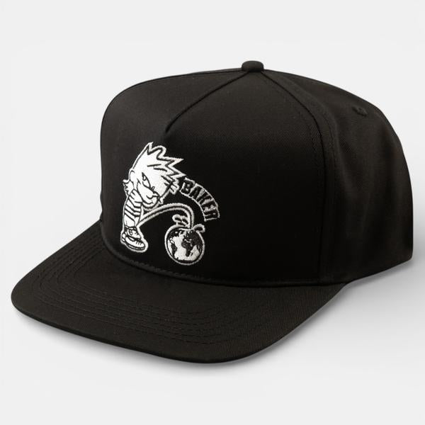 Baker Skateboards Whizz Kid Snapback Hat Black