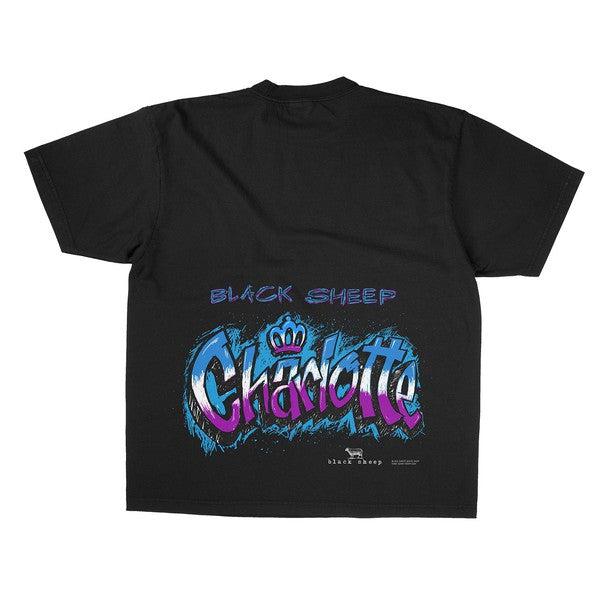 Black Sheep Golden Era 7.5oz Max Heavy Weight Garment Dyed Tee Black