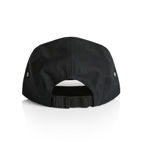 Black Sheep Label 5 Panel Hat Black