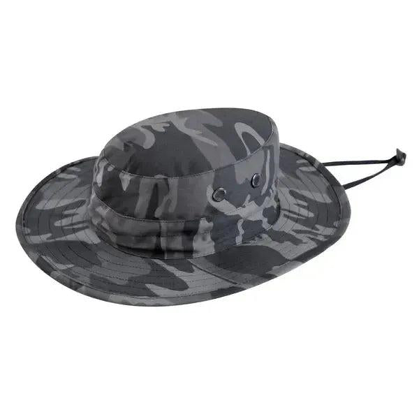 Black Sheep Label Series Adjustable Jungle Hat Black Camo