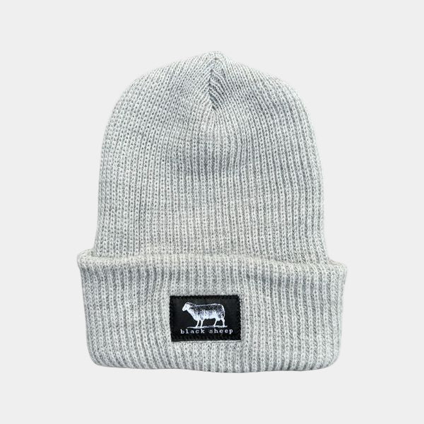 Black Sheep Label Series Cuff Beanie Heather Grey