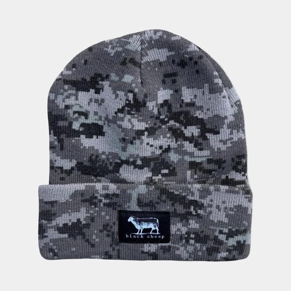 Black Sheep Label Series Cuff Beanie Subdued Urban Digi-Camo