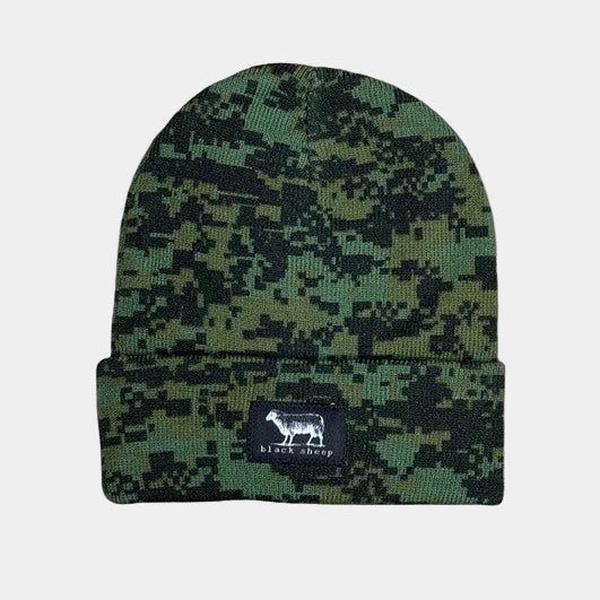 Black Sheep Label Series Cuff Beanie Woodland Digi-Camo