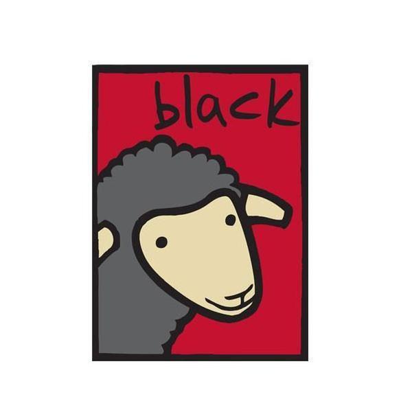 Black Sheep Life of Leisure Tee White - Red