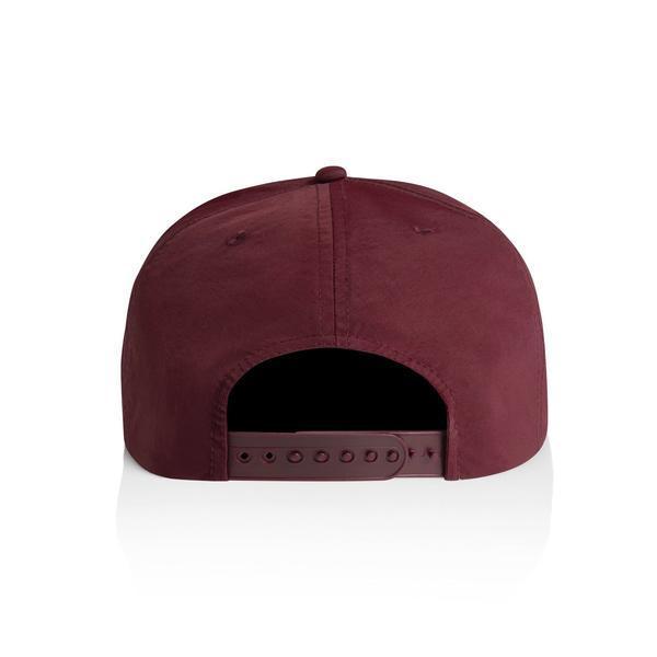 Black Sheep Nylon "Surf Cap" Snapback Hat Burgundy