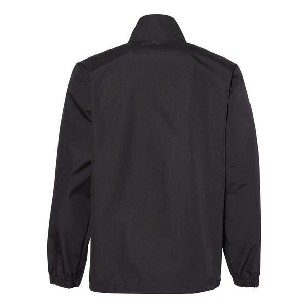 Black Sheep Water Resistant Windbreaker Coaches Jacket Black