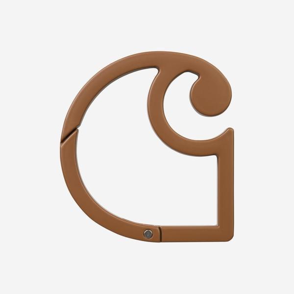 Carhartt WIP C-Logo Carabiner Brown