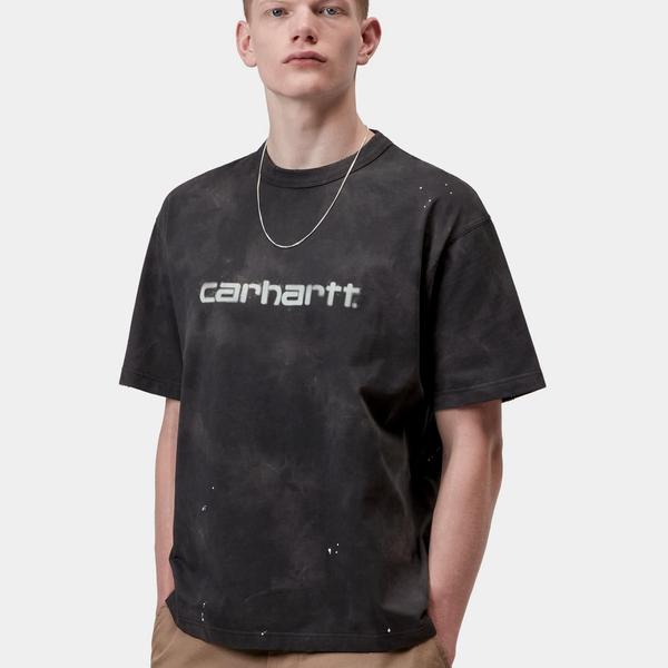 Carhartt WIP S/S Painter T-Shirt Destroy Wash Splatter Black