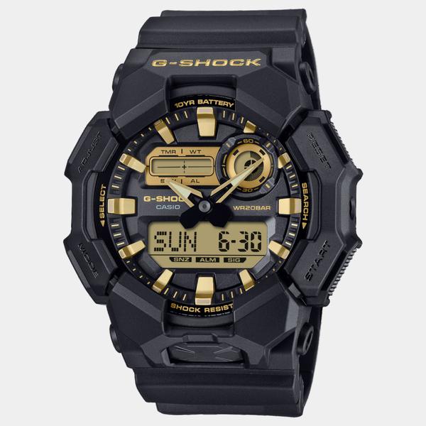 Casio G-Shock Analog-Digital Watch GA010GB-1A9 Black - Gold