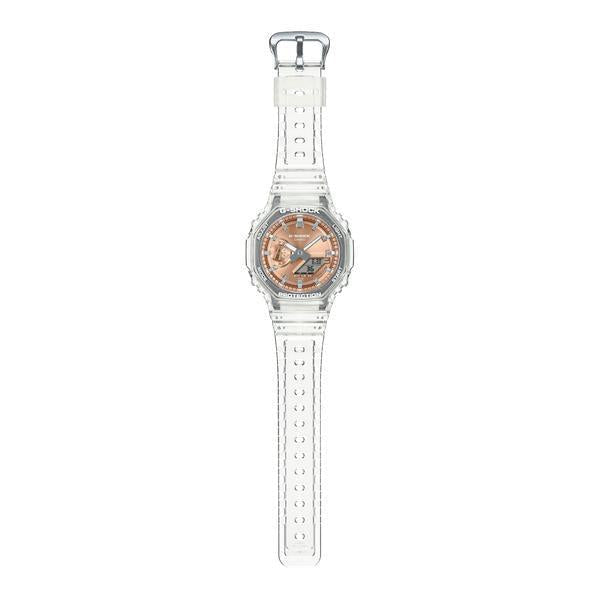 Casio G-Shock Analog-Digital Watch GA2100BM-7A5 Clear - Rose Gold