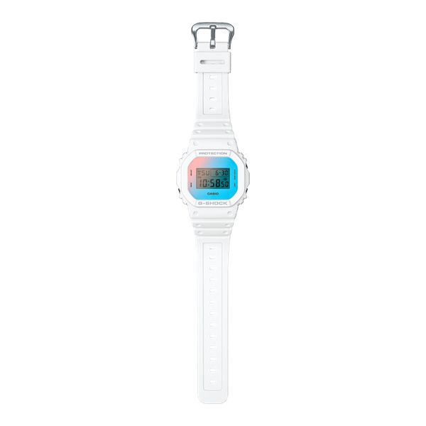 Casio G-Shock Digital Watch DW5600TL-7 White - Blue - Orange