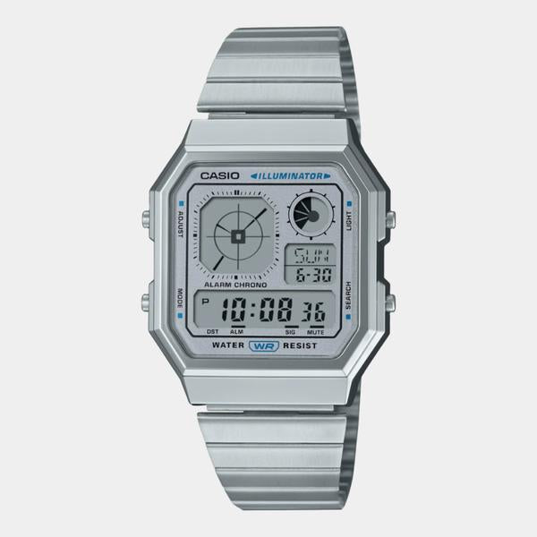 Casio Vintage Collection Digital Watch A130WE-7A Silver