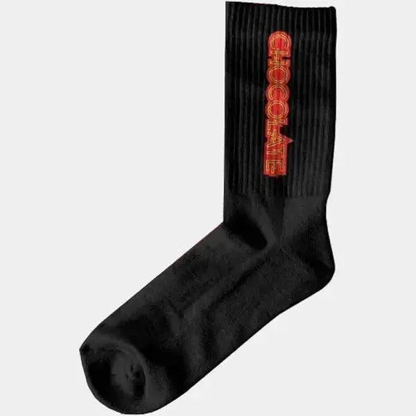Chocolate Skateboards Parliamnet Crew Socks Black