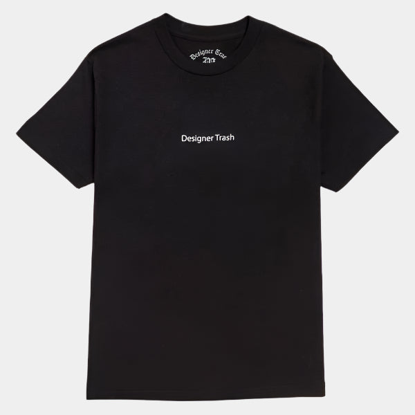 Designer Trash Logo T-Shirt Black