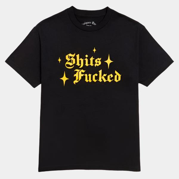 Designer Trash Sparkle T-Shirt Black