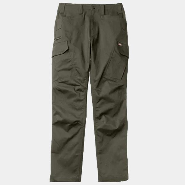 Dickies Flex Fit Tradebuilt Duck Cargo Pants Moss
