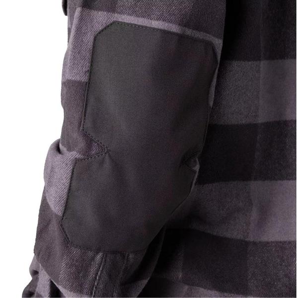 Dickies Heavyweight Long Sleeve Flannel Work Shirt Charcoal - Black