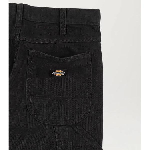 Dickies Relaxed Fit Duck Carpenter Duck Pants Black - Stonewashed