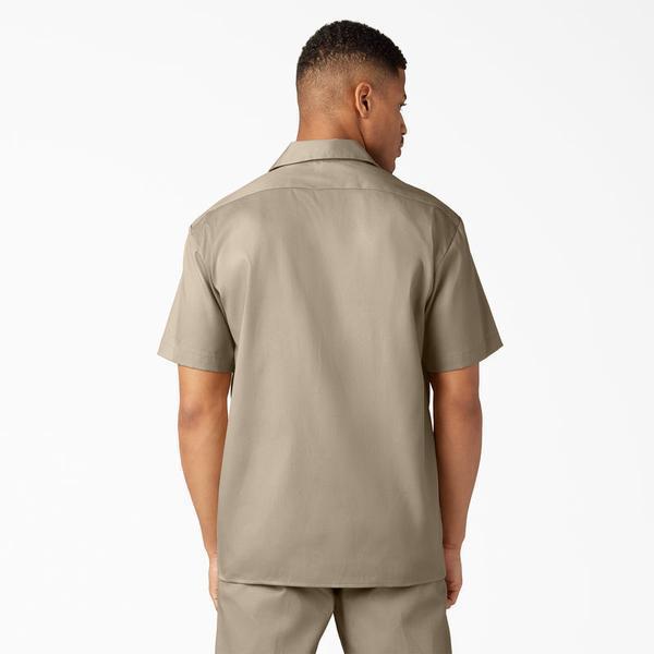 Dickies Short Sleeve Flex Twill Work Shirt Desert Sand