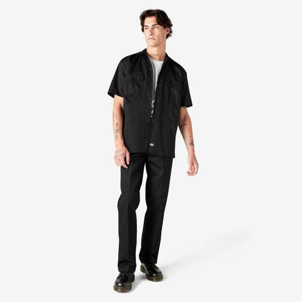 Dickies Short Sleeve Twill Work Shirt Black
