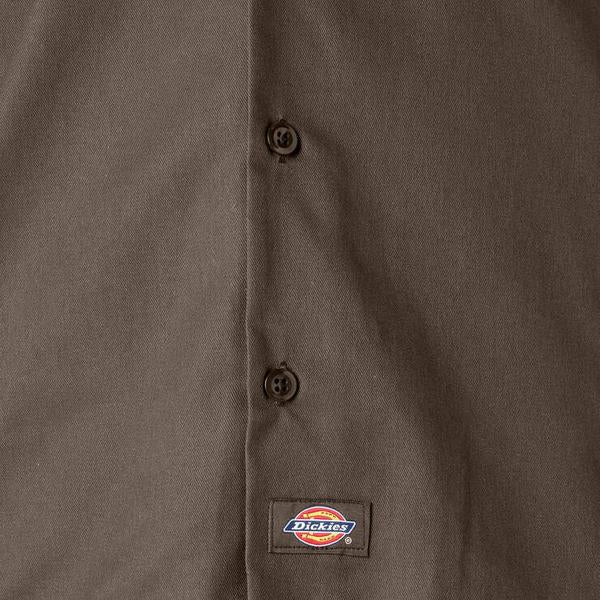 Dickies Short Sleeve Twill Work Shirt Mushroom