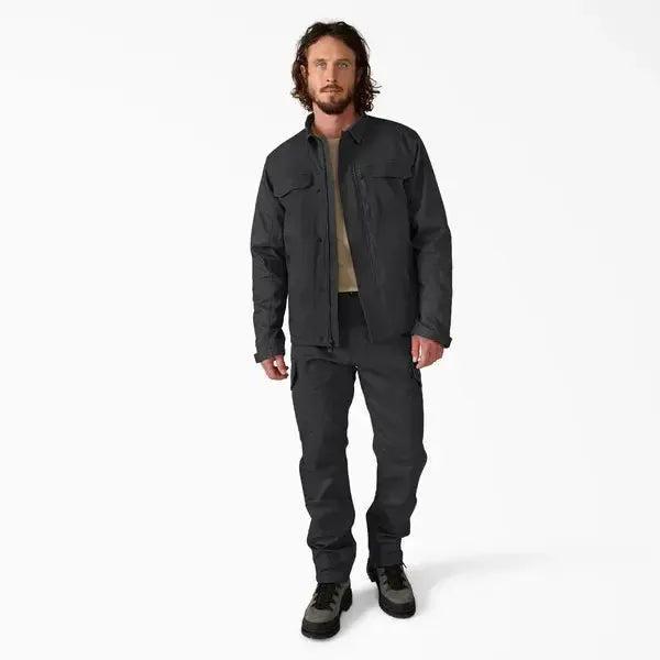 Dickies Tradebuilt Lined Woven Duck Shirt Jacket Black