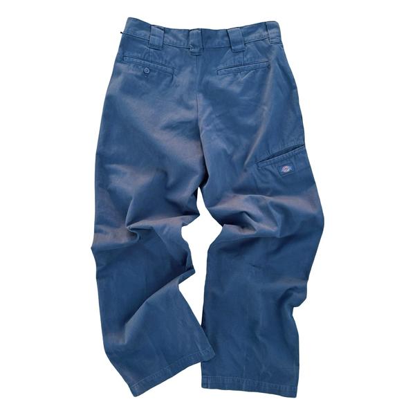 Dickies Worn In Loose Fit Double Knee Work Pants Dark Navy