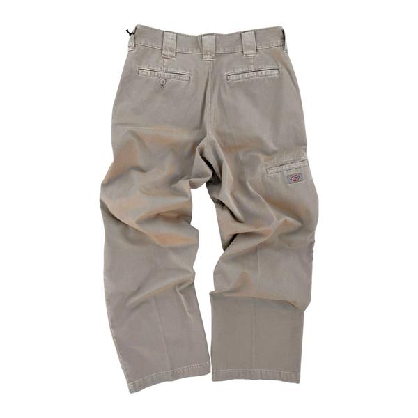 Dickies Worn In Loose Fit Double Knee Work Pants Khaki