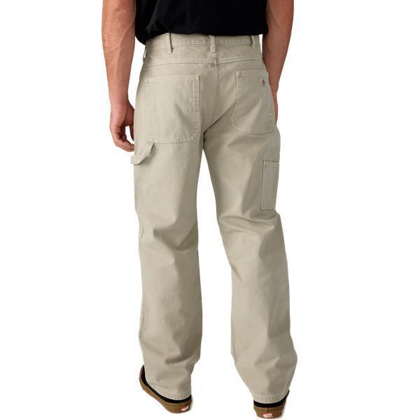 Dickies Worn In Relaxed Carpenter Duck Pants Silver Birch