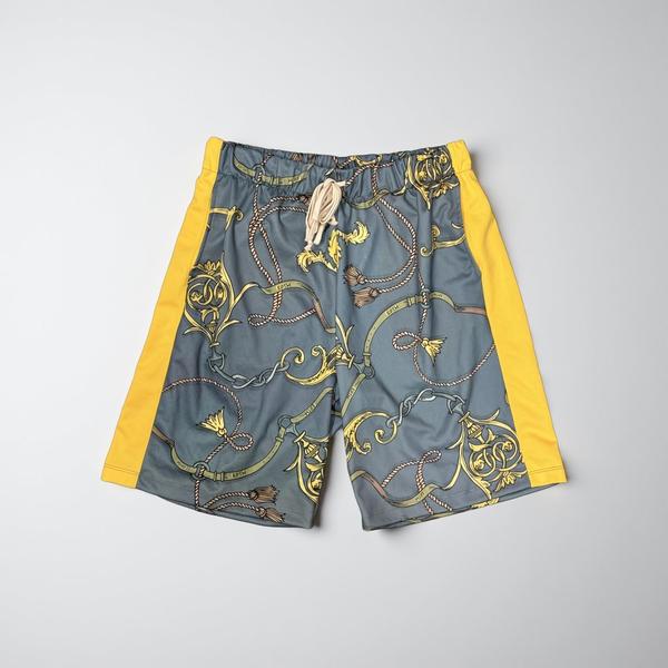 EPTM "Gold Chain" Track Shorts Yellow