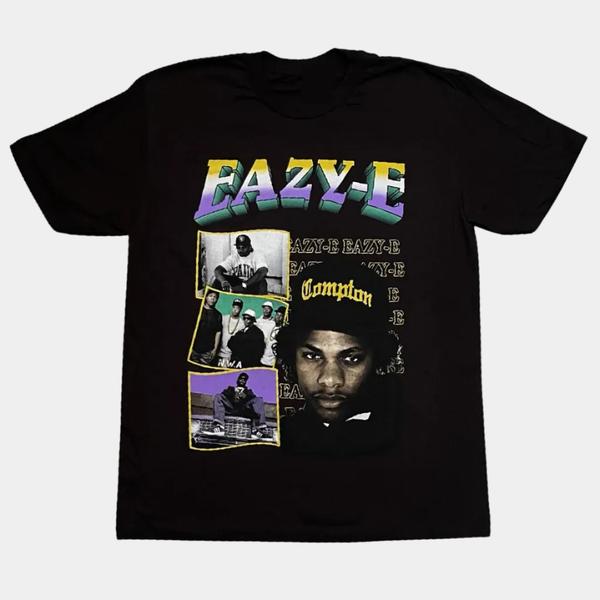 Eazy-E Compton Collage T-Shirt Black