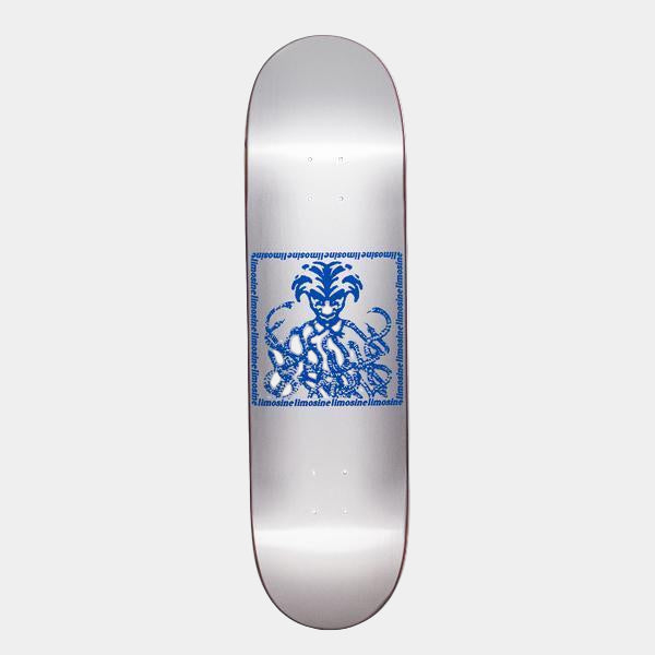 Limosine Skateboards Snake Pit Metallic Silver Deck 8.5"