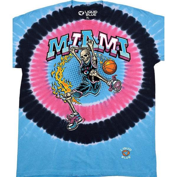 Miami Slam Dunk T-Shirt Multi Tie Dye