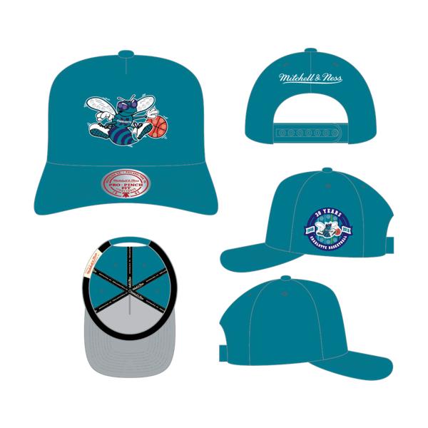 Mitchell & Ness Charlotte Hornets All That Bling Pro HWC Snapback Hat Teal