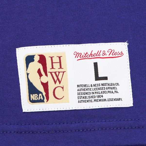 Mitchell & Ness Charlotte Hornets Team OG 3.0 Embroidered T-Shirt Purple - Teal