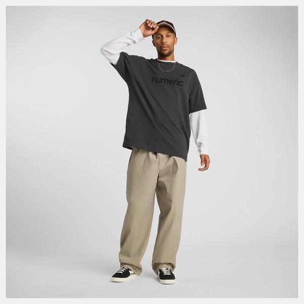 New Balance Numeric Cotton T-Shirt Faded Black