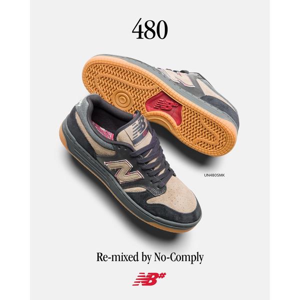 New Balance Numeric x No Comply 480 NM480SMK Black - Brown